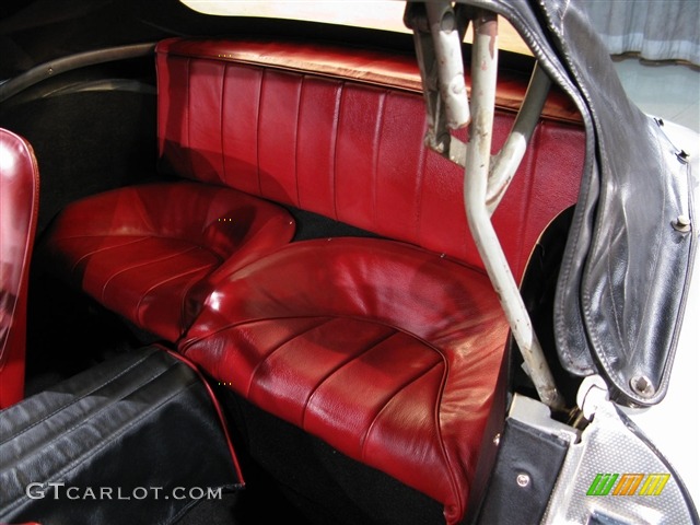 Red Interior 1957 Austin-Healey 100-6 Convertible Photo #273346