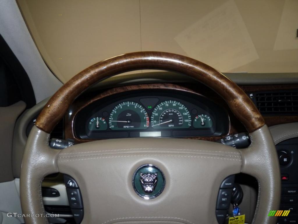 2003 S-Type 3.0 - Seafrost Metallic / Ivory photo #35
