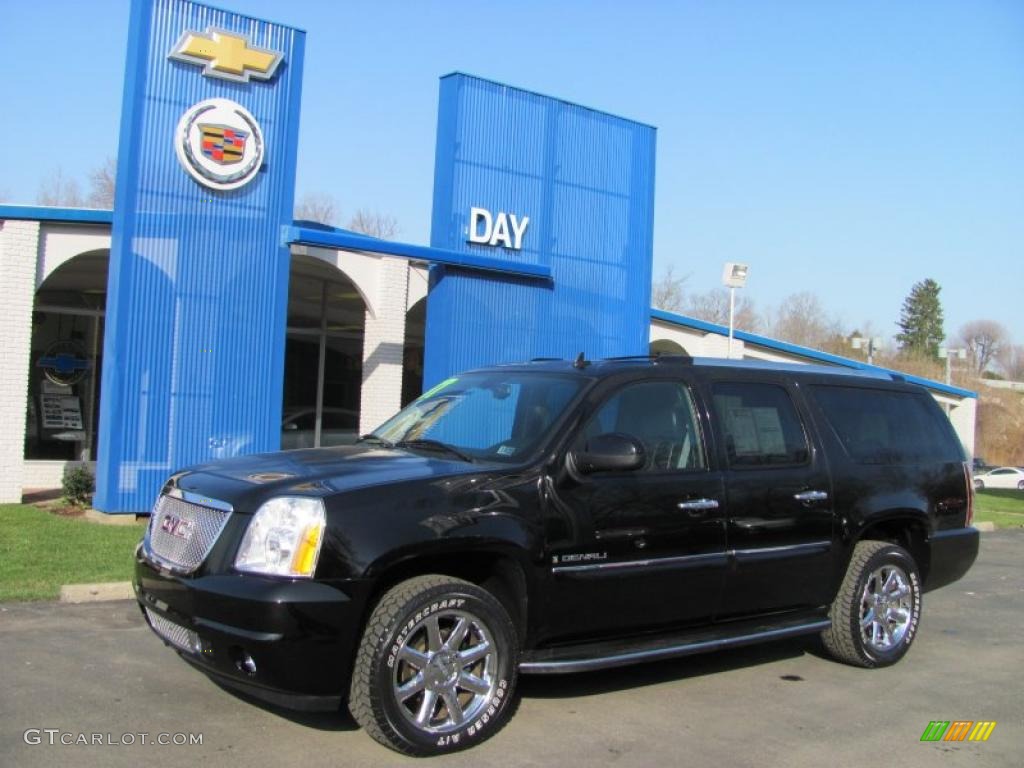 2007 Yukon XL Denali AWD - Onyx Black / Ebony Black photo #1