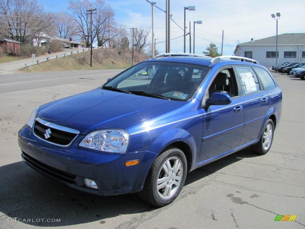 2006 Cobalt Blue Metallic Suzuki Forenza Wagon 27235463 Photo 5 2006 Forenza Wagon Cobalt Blue Metallic Grey Photo 5