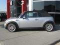 2009 Pure Silver Metallic Mini Cooper John Cooper Works Convertible  photo #1