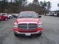 2008 Flame Red Dodge Ram 1500 Big Horn Edition Quad Cab  photo #2