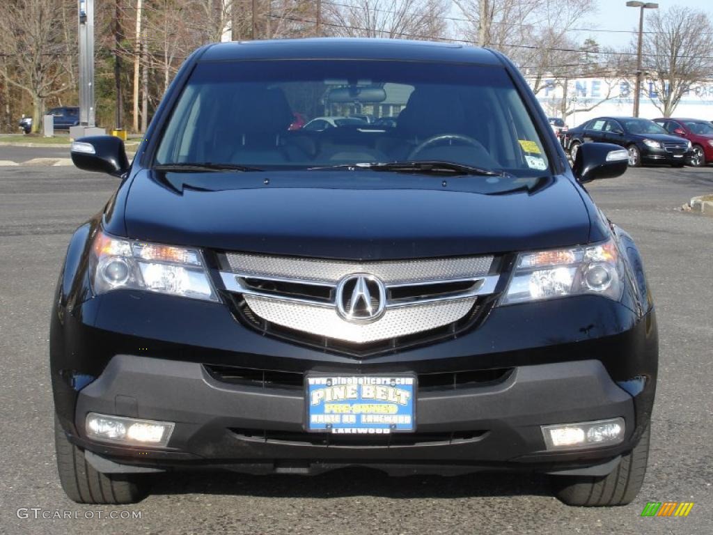 2007 MDX Technology - Formal Black Pearl / Ebony photo #2