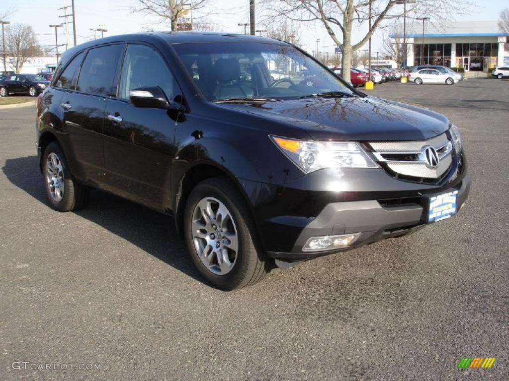 2007 MDX Technology - Formal Black Pearl / Ebony photo #3