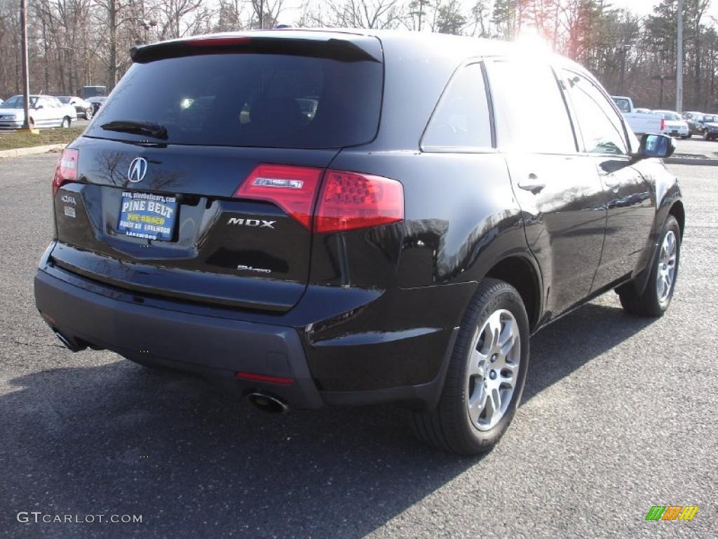 2007 MDX Technology - Formal Black Pearl / Ebony photo #4