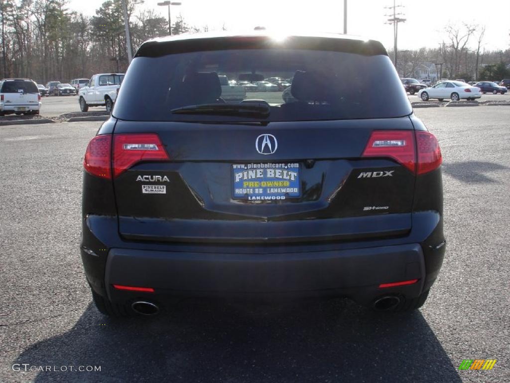 2007 MDX Technology - Formal Black Pearl / Ebony photo #5