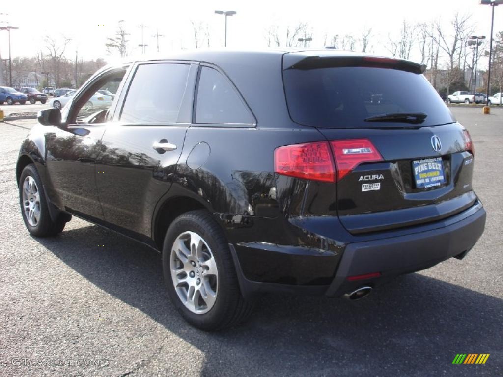 2007 MDX Technology - Formal Black Pearl / Ebony photo #6