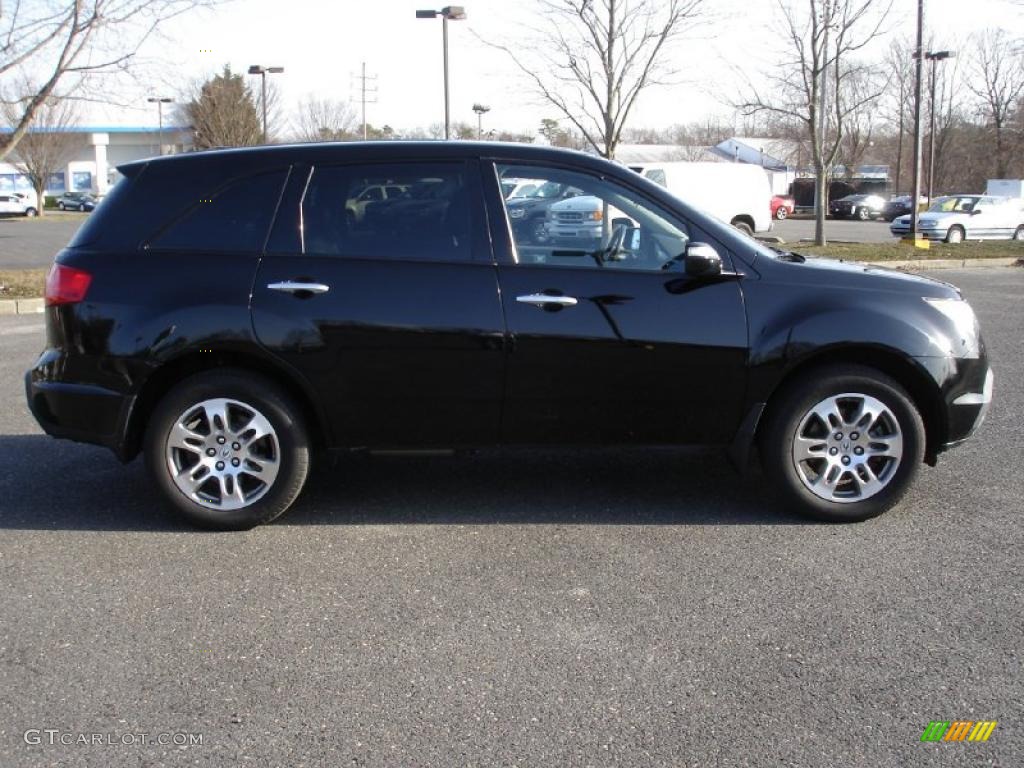 2007 MDX Technology - Formal Black Pearl / Ebony photo #7