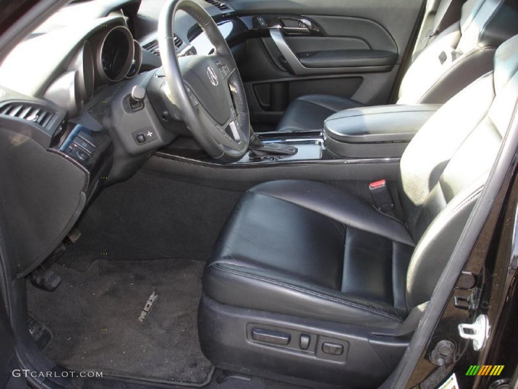 2007 MDX Technology - Formal Black Pearl / Ebony photo #11