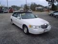 2001 Vibrant White Lincoln Town Car Executive  photo #3