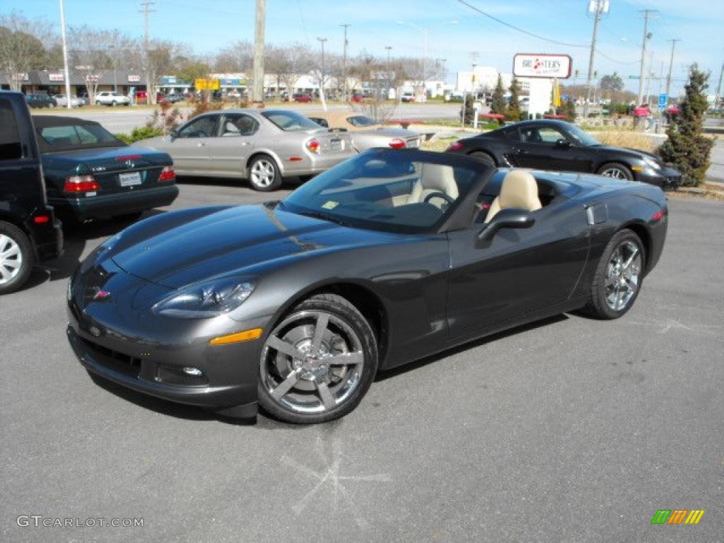 2010 Corvette Convertible - Cyber Gray Metallic / Cashmere photo #1