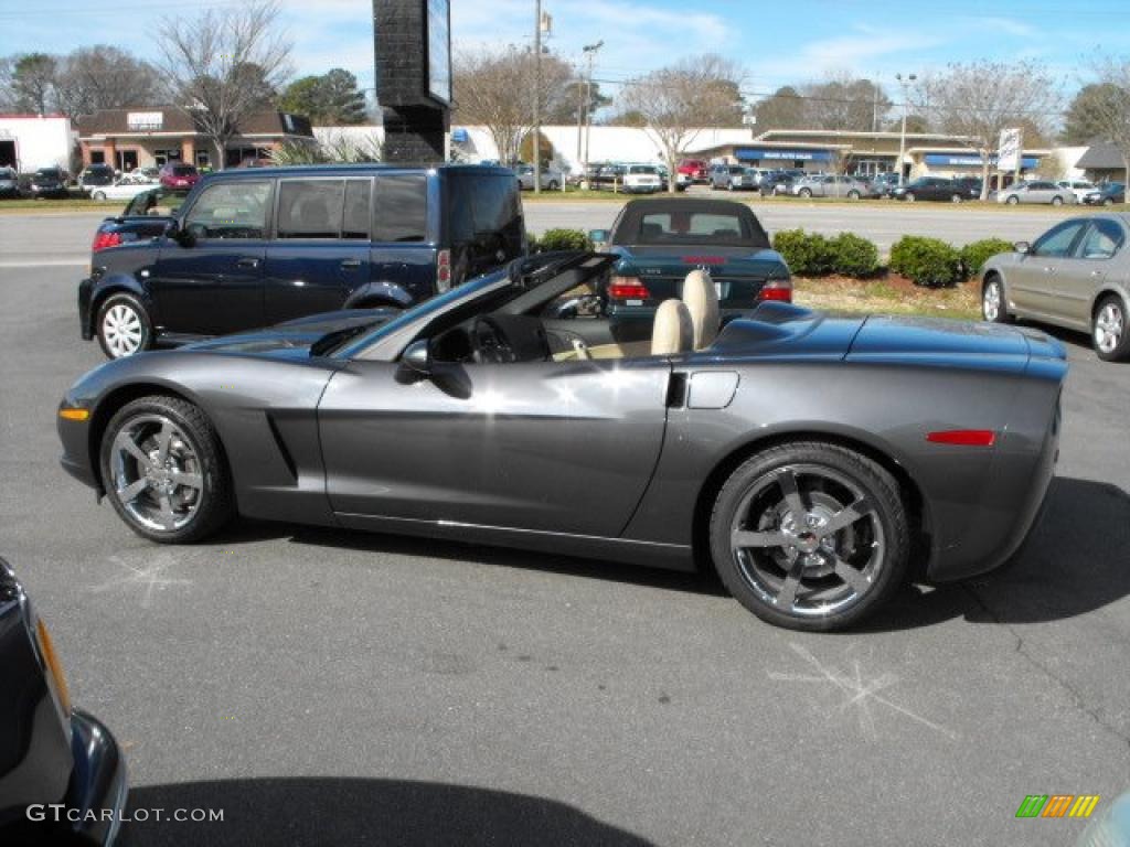 2010 Corvette Convertible - Cyber Gray Metallic / Cashmere photo #8