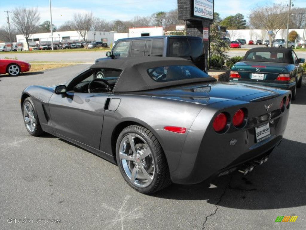 2010 Corvette Convertible - Cyber Gray Metallic / Cashmere photo #48