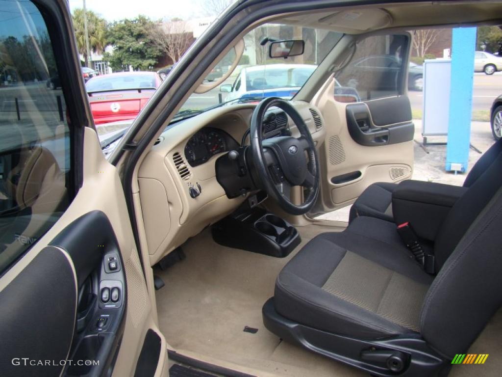 2004 Ranger XLT SuperCab - Arizona Beige Metallic / Black/Medium Pebble photo #9