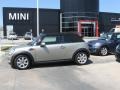 2009 Sparkling Silver Metallic Mini Cooper Convertible  photo #1