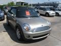 2009 Sparkling Silver Metallic Mini Cooper Convertible  photo #8