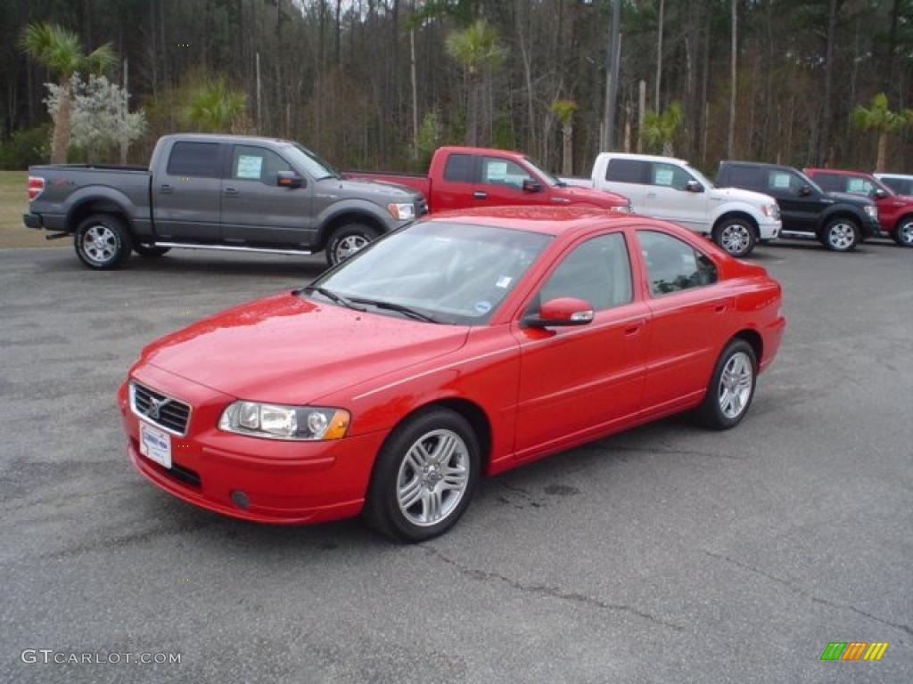 Passion Red Volvo S60