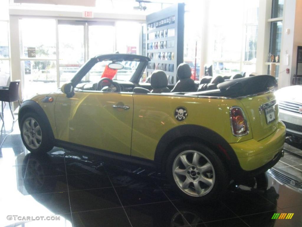 2009 Cooper Convertible - Interchange Yellow / Black/Yellow photo #9