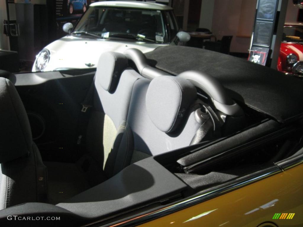2009 Cooper Convertible - Interchange Yellow / Black/Yellow photo #10