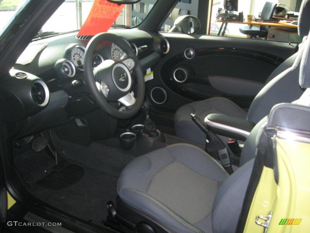 2009 Cooper Convertible - Interchange Yellow / Black/Yellow photo #11