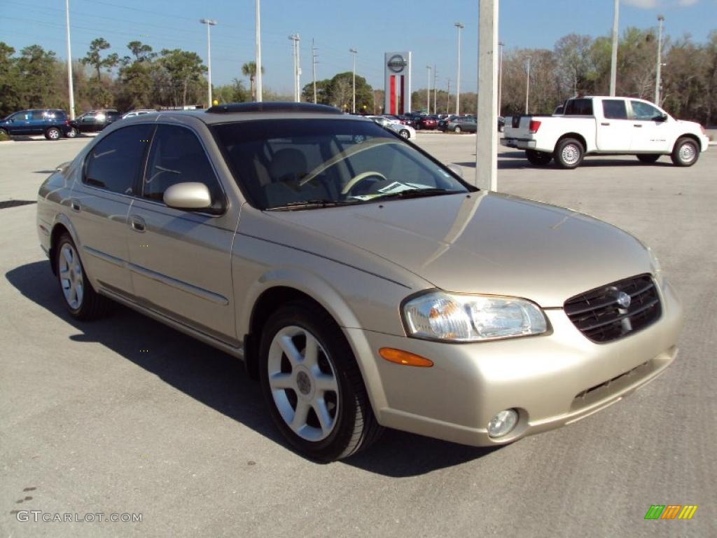 2000 Maxima SE - Sunlit Sand Metallic / Blond photo #10