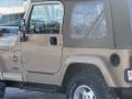 1999 Desert Sand Pearlcoat Jeep Wrangler Sahara 4x4  photo #4