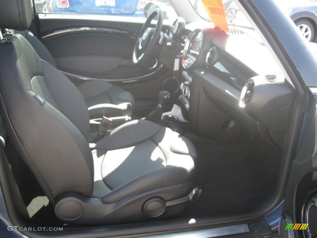 2009 Cooper S Hardtop - Horizon Blue / Black/Grey photo #9