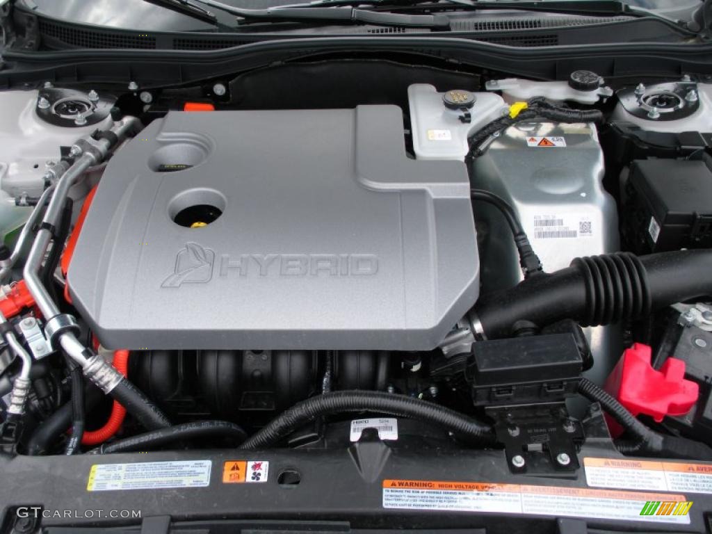 2010 Fusion Hybrid - Brilliant Silver Metallic / Medium Light Stone photo #13