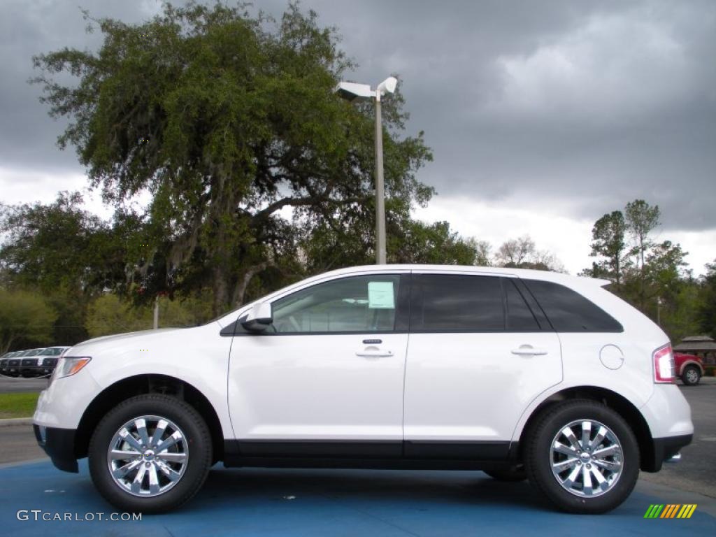 2010 Edge SEL - White Suede / Medium Light Stone photo #2