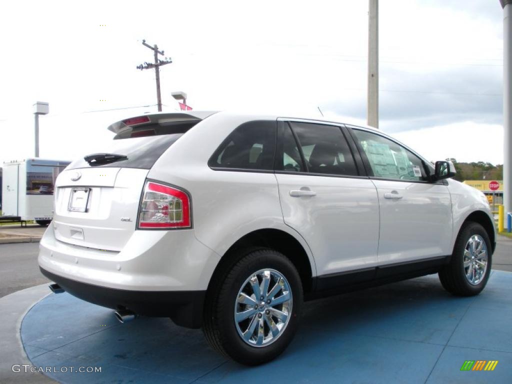 2010 Edge SEL - White Suede / Medium Light Stone photo #3
