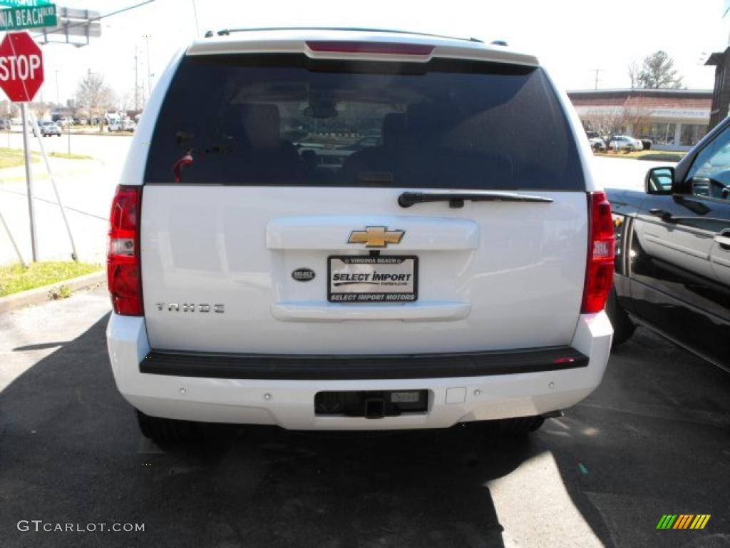 2007 Tahoe LTZ 4x4 - Summit White / Light Cashmere/Ebony photo #6