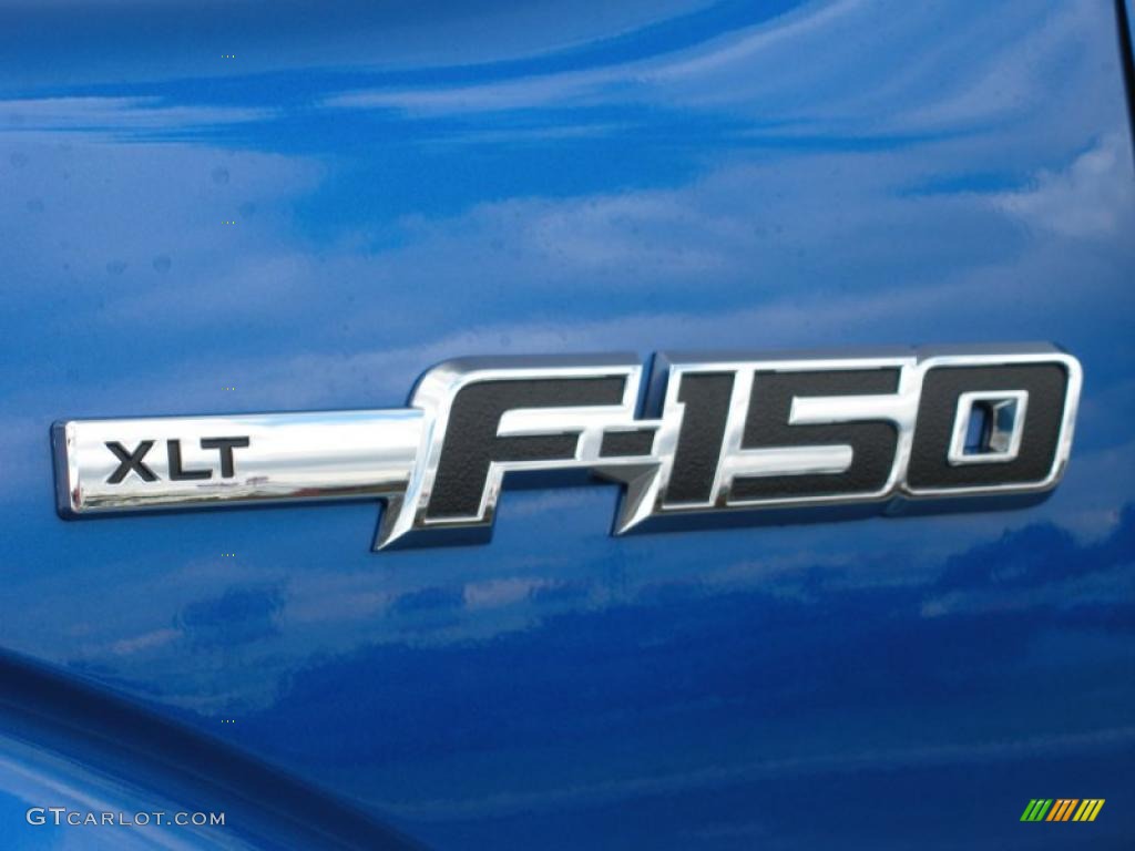 2010 F150 XLT SuperCrew 4x4 - Blue Flame Metallic / Medium Stone photo #4