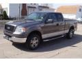 2005 Dark Shadow Grey Metallic Ford F150 XLT SuperCab 4x4  photo #3