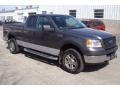 2005 Dark Shadow Grey Metallic Ford F150 XLT SuperCab 4x4  photo #4