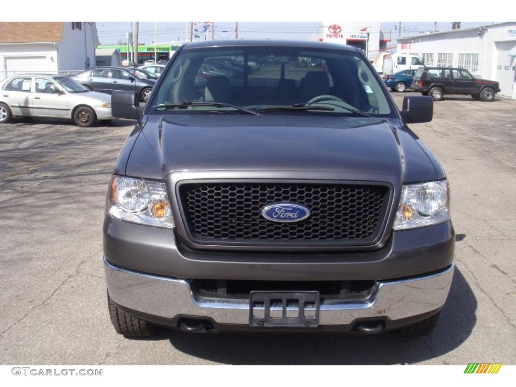2005 F150 XLT SuperCab 4x4 - Dark Shadow Grey Metallic / Medium Flint/Dark Flint Grey photo #7