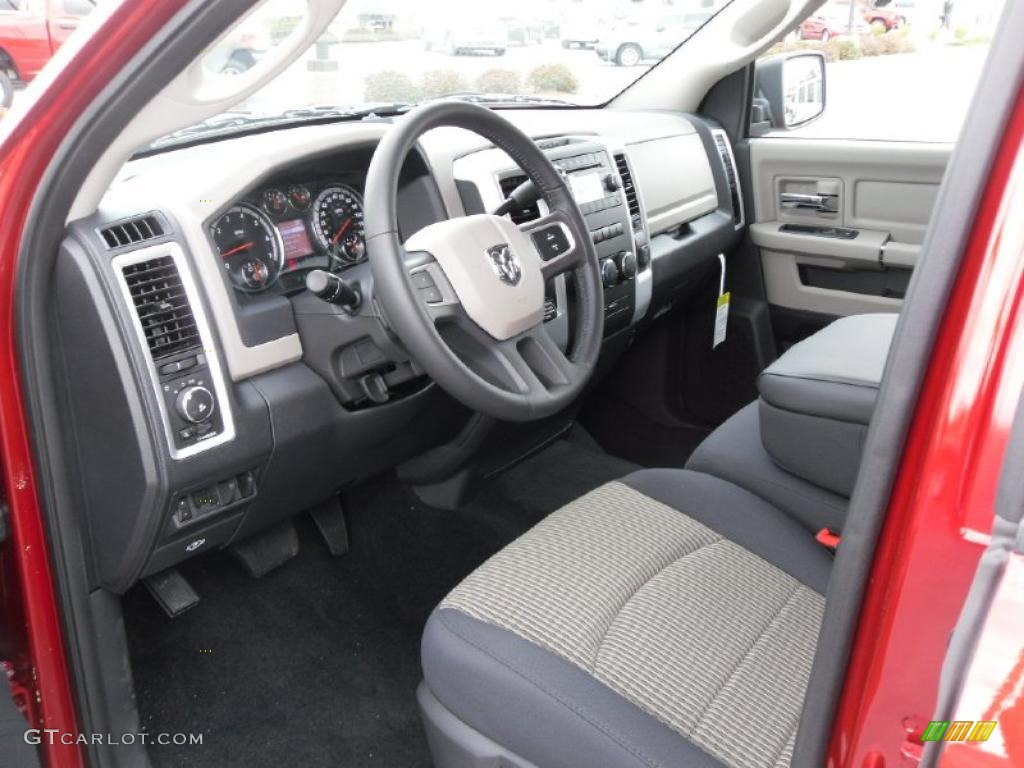 2010 Ram 1500 Big Horn Crew Cab 4x4 - Inferno Red Crystal Pearl / Dark Slate/Medium Graystone photo #27