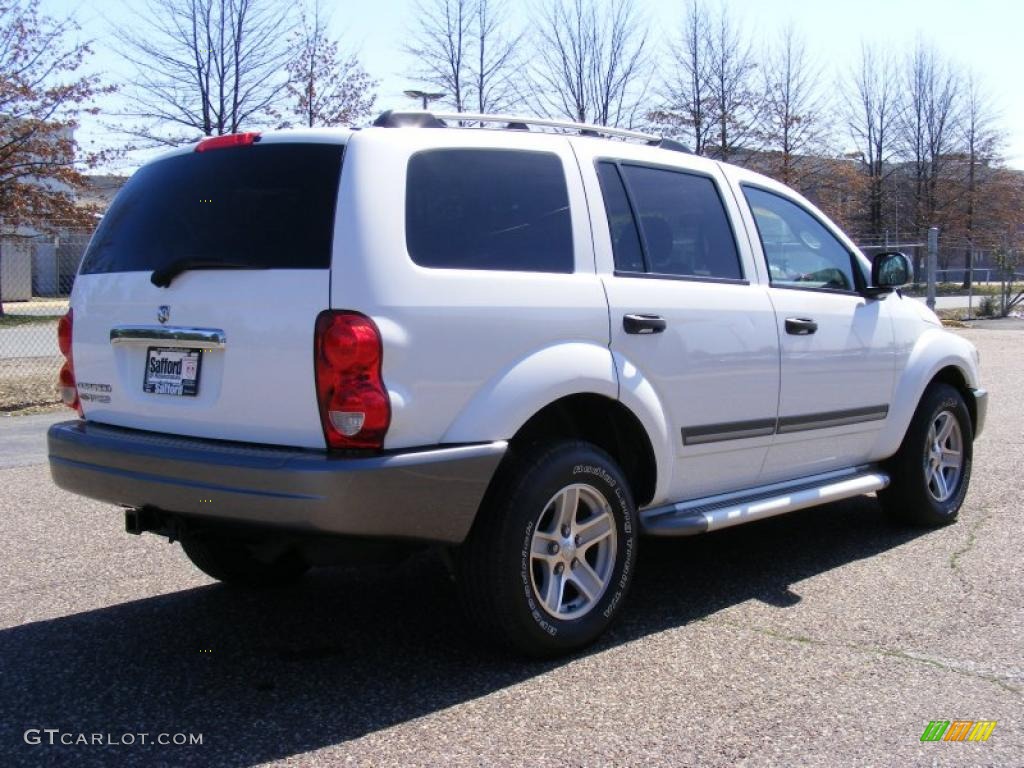 2006 Durango SLT 4x4 - Bright White / Dark Slate Gray/Light Slate Gray photo #5