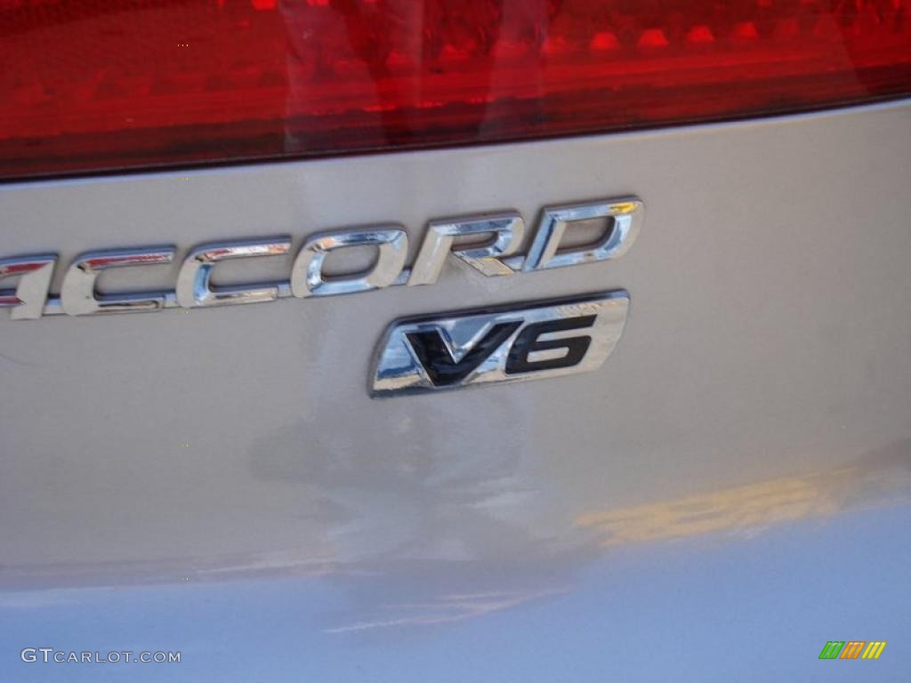 2003 Accord EX V6 Coupe - Satin Silver Metallic / Black photo #12