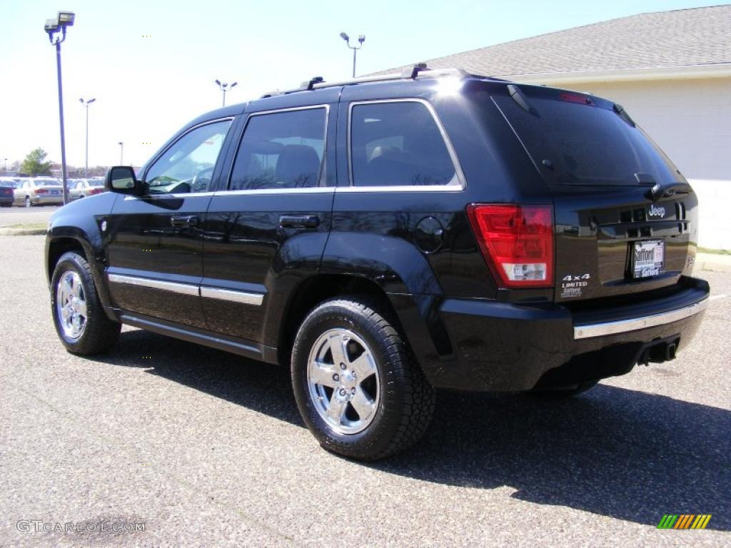 2006 Grand Cherokee Limited 4x4 - Black / Medium Slate Gray photo #7