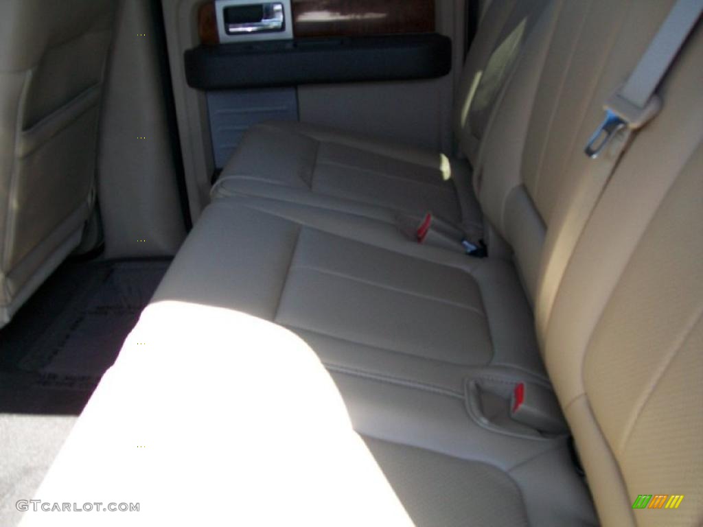 2010 F150 Lariat SuperCrew - Tuxedo Black / Tan photo #4