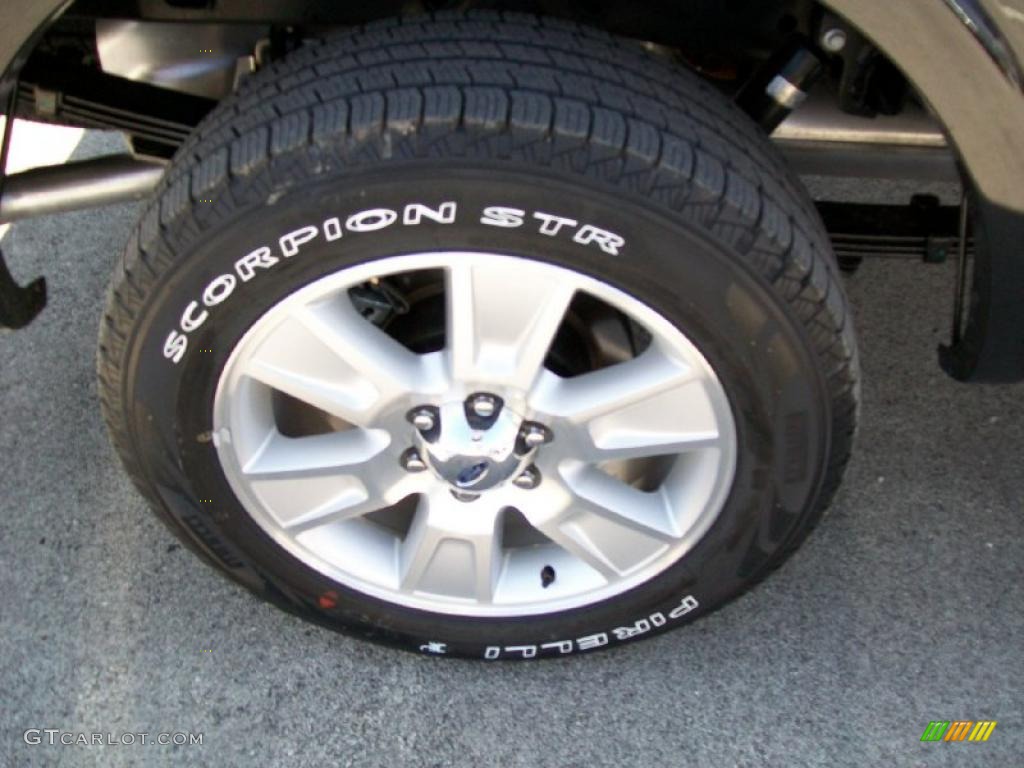 2010 F150 Lariat SuperCrew - Tuxedo Black / Tan photo #7