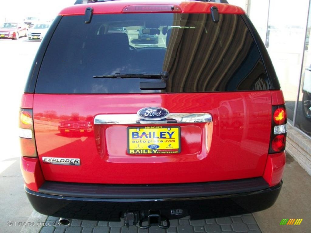 2010 Explorer XLT Sport - Torch Red / Black photo #5