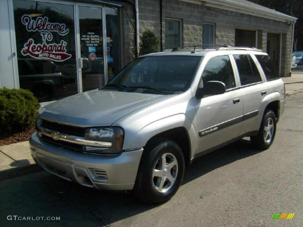 2004 TrailBlazer LS 4x4 - Silverstone Metallic / Medium Pewter photo #1