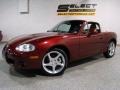 2003 Garnet Red Mica Mazda MX-5 Miata LS Roadster #27324853