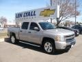 2009 Silver Birch Metallic Chevrolet Silverado 1500 LT Crew Cab 4x4  photo #1