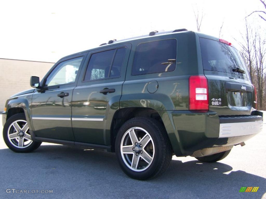 2009 Patriot Limited 4x4 - Jeep Green Metallic / Dark Slate Gray McKinley Leather photo #4