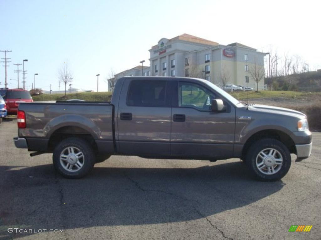 2006 F150 XLT SuperCrew 4x4 - Dark Shadow Grey Metallic / Medium/Dark Flint photo #2