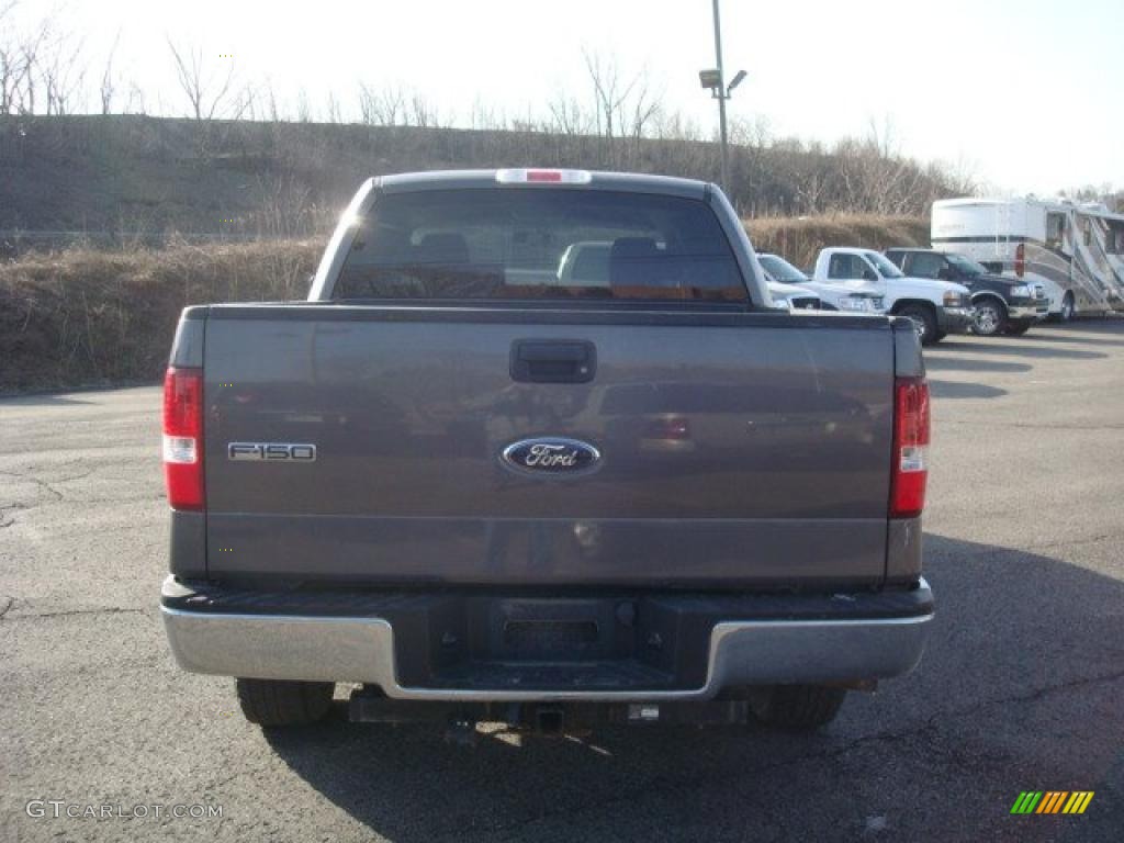 2006 F150 XLT SuperCrew 4x4 - Dark Shadow Grey Metallic / Medium/Dark Flint photo #4