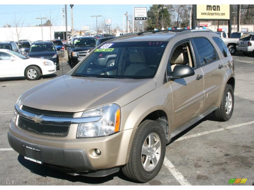 2005 Equinox LS AWD - Sandstone Metallic / Light Cashmere photo #1