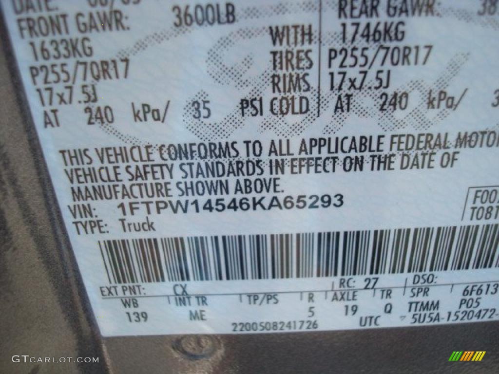 2006 F150 XLT SuperCrew 4x4 - Dark Shadow Grey Metallic / Medium/Dark Flint photo #19